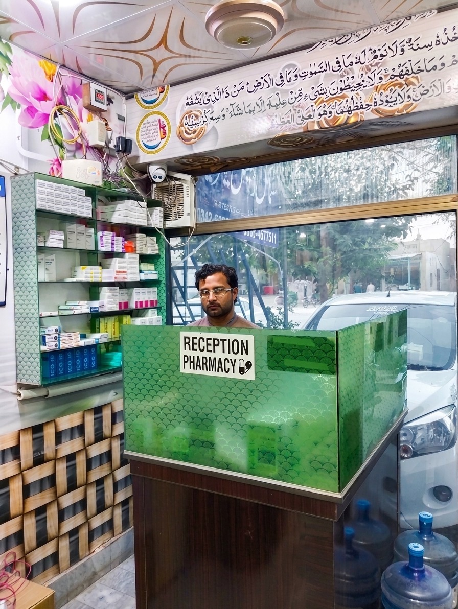 Reception and Pharmacy
